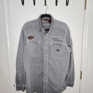 Harley-Davidson Gray Men's Shirt XL